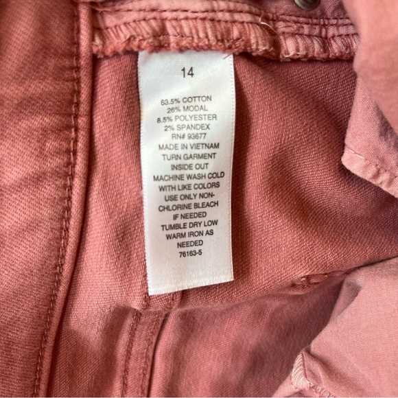 A.N.A. Rose Colored High Waist Button Fly Skinny Jeans Valentine’s Galentine’s - Picture 6 of 9